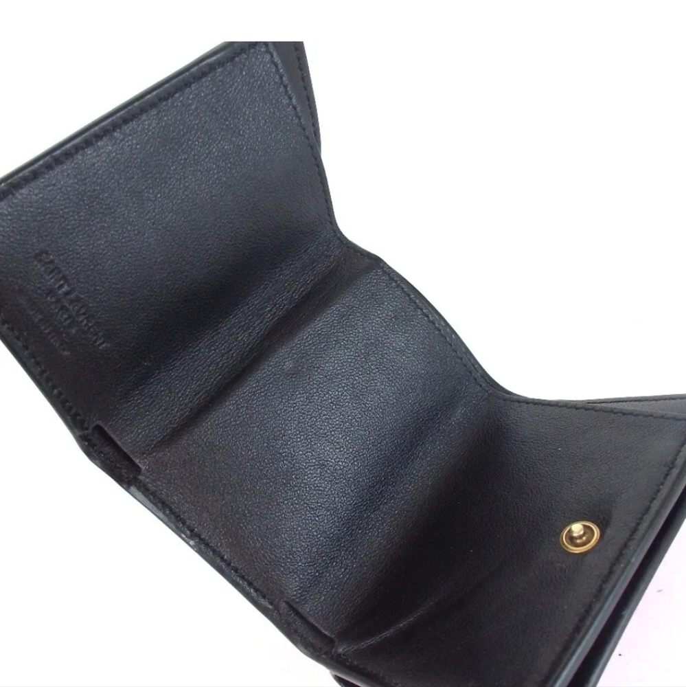 Authentic SAINT LAURENT Tri-fold wallet leather - Picture 11 of 11